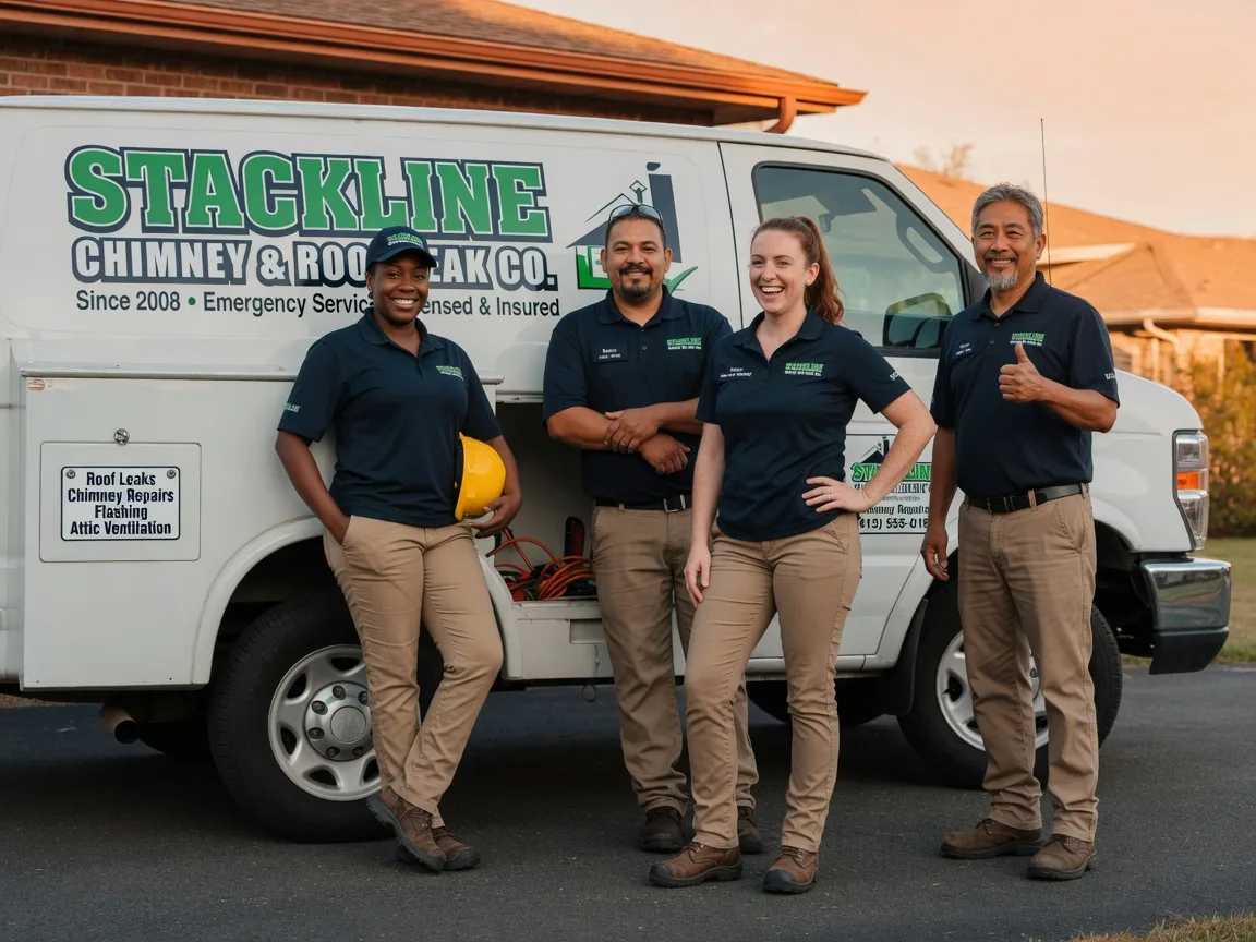 Chimney flashing repair company in Gillett, WI